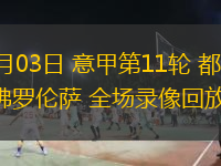 11月03日 意甲第11輪 都靈vs佛羅倫薩 全場錄像回放